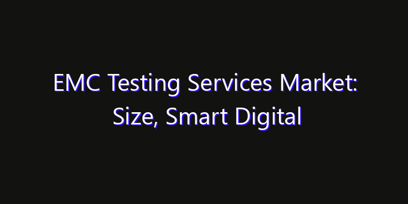 EMC Testing Services Market: Size, Smart Digital Solutions & Growth Outlook 2026