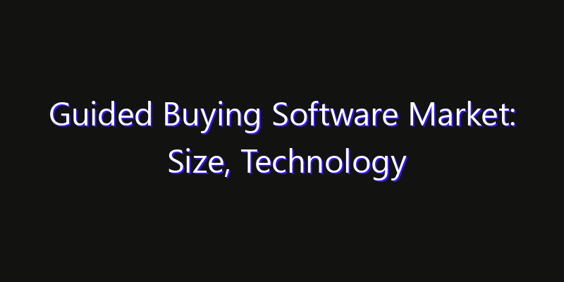 Guided Buying Software Market: Size, Technology Innovation & Market: Outlook 2026
