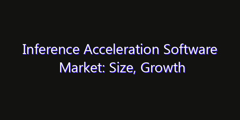 Inference Acceleration Software Market: Size, Growth Drivers, Opportunities & Forecast 2026–2033