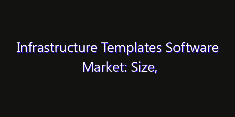 Infrastructure Templates Software Market: Size, Opportunities & Strategic Forecast 2026