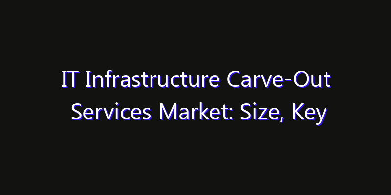 IT Infrastructure Carve-Out Services Market: Size, Key Players, Technology Trends & Forecast 2026–2033