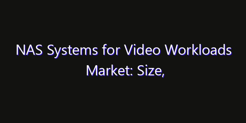 NAS Systems for Video Workloads Market: Size, Opportunities & Strategic Forecast 2026