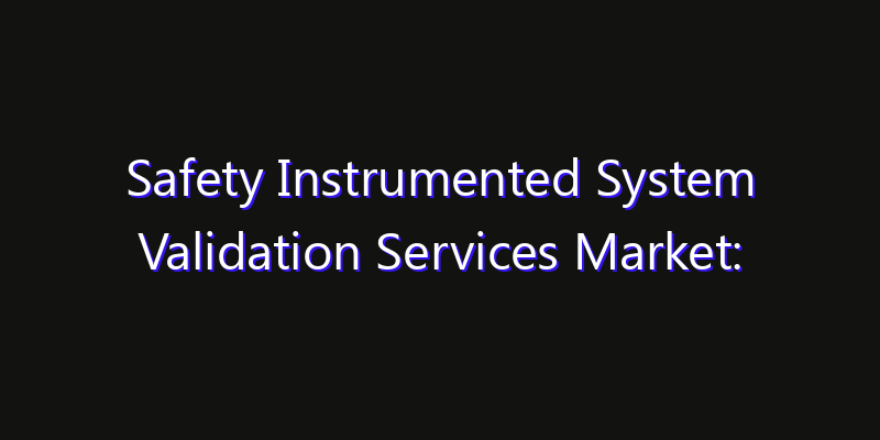 Safety Instrumented System Validation Services Market: Size, Competitive Landscape & Technology Impact